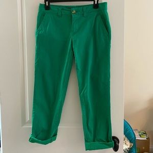 Tommy Hilfiger green capris great condition!
